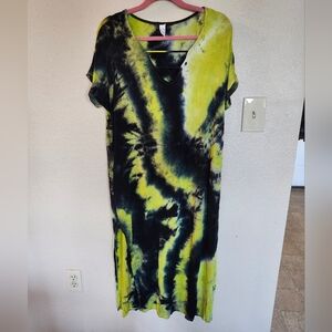 Cy Kaftan Swim Beach Coverup Coverup Dress One Size Fits Most But Says Small